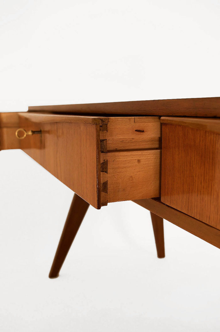 scandinavian design desk 1950's drawers 2