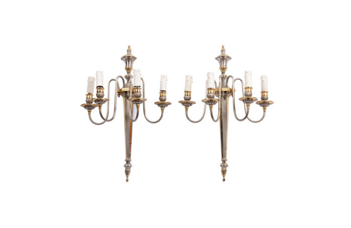 directoire style wallsconces brass main