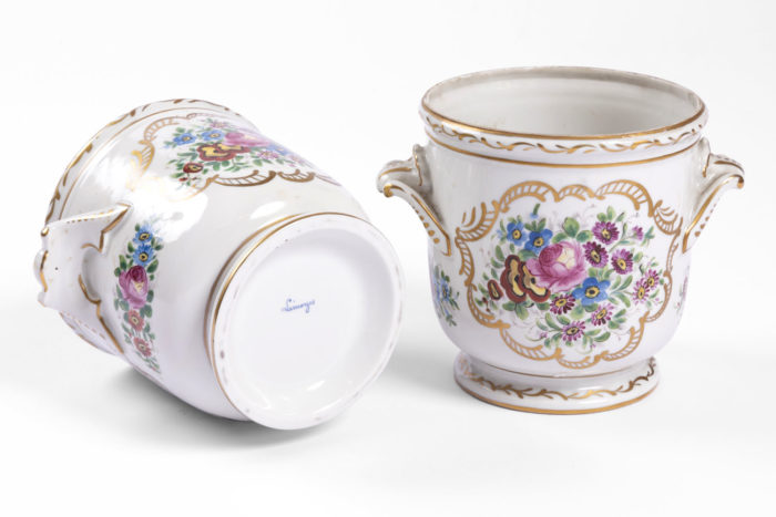 limoges porcelain coolers limoges mark signature