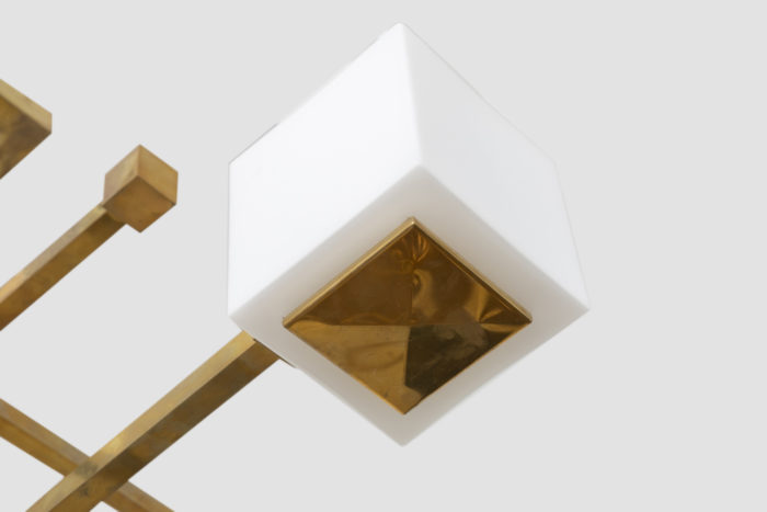 gilt brass chandelier fixation structure detail