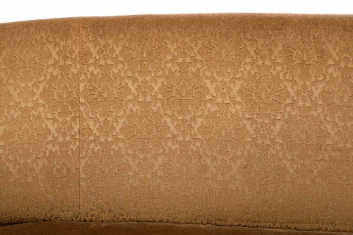 jacobean english style sofa ochre trim