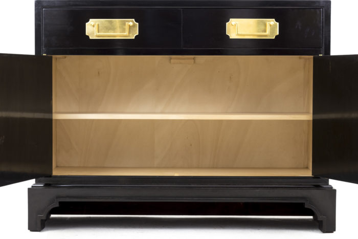 black lacquered buffets interior