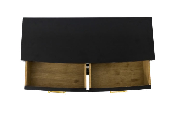 black lacquered buffets drawers