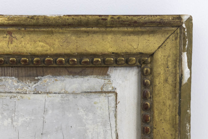 louis xvi wood panel gilt frame