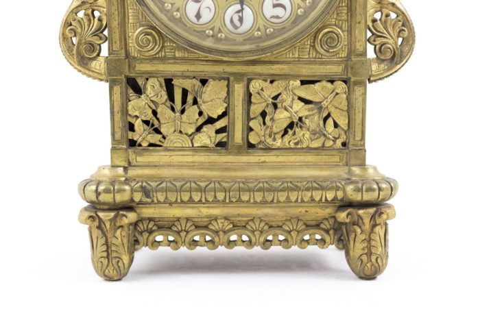 art nouveau clock bottom case