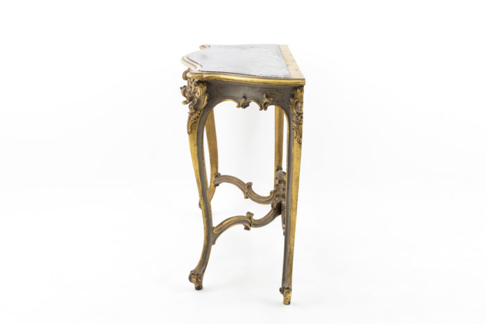 console rocaille lacquered gilt side 2