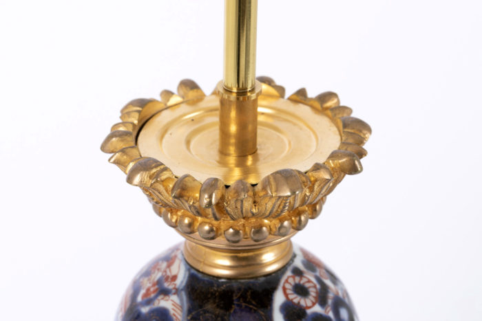 imari lamp top gilt bronze mount