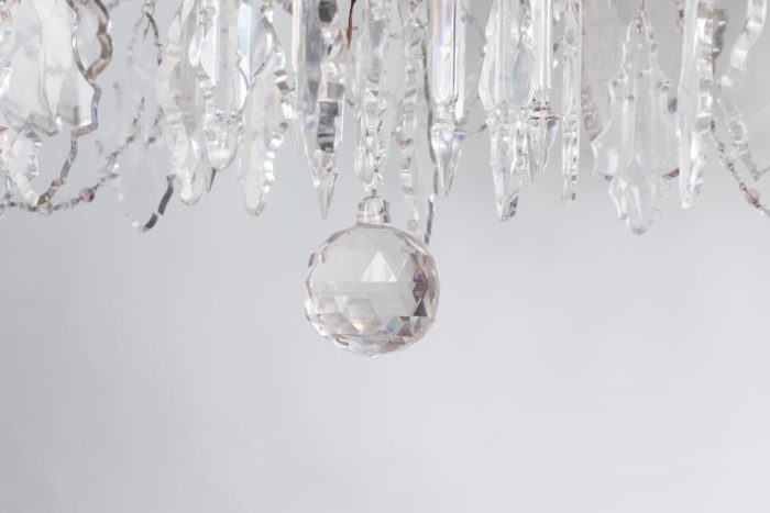 louis xv chandelier facets ball