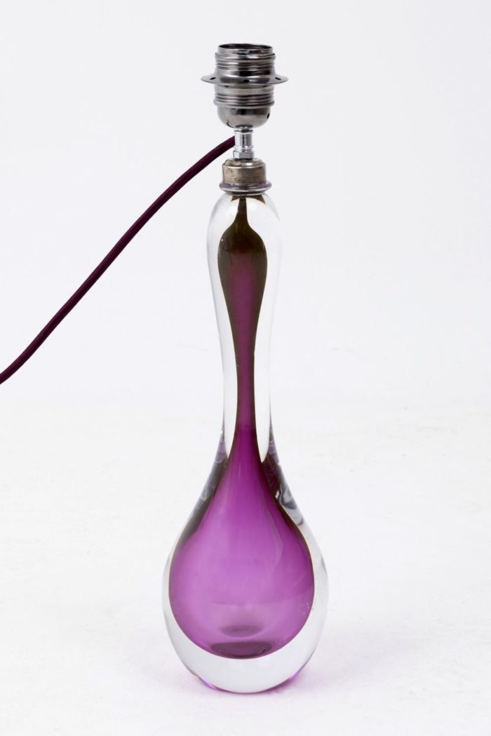 val saint lambert violet crystal lamp