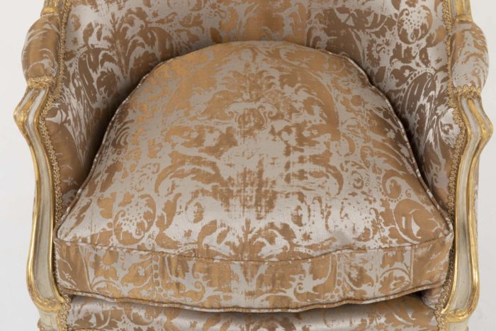 louis xv style bergeres seat