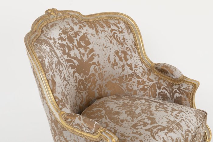 louis xv style bergeres detail back