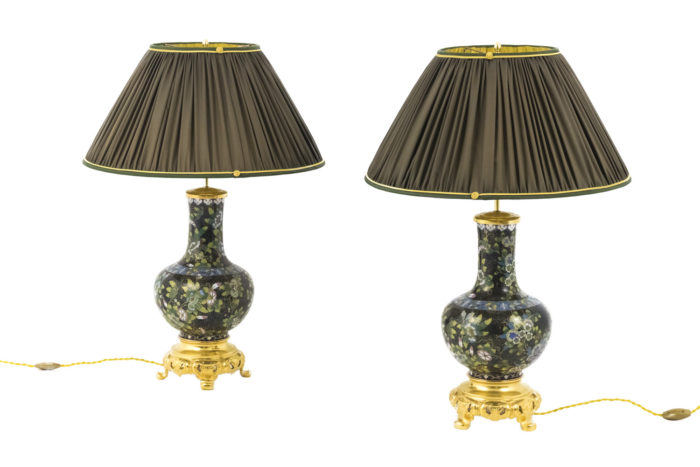 black cloisonné enamel lamps prcpl