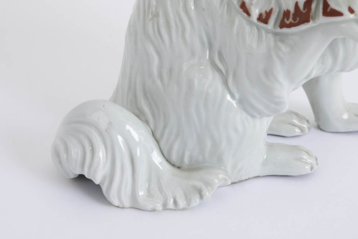 kutani porcelain dog tail