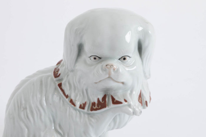 chien porcelaine kutani tête