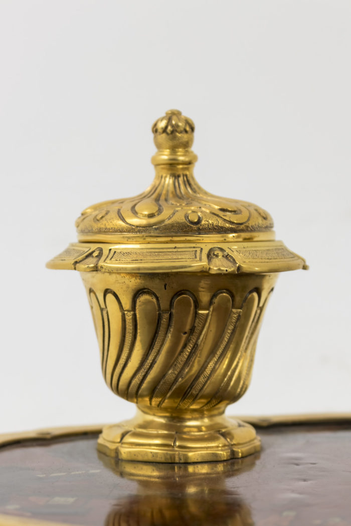 gilt bronze inkwell lacquer reservoir