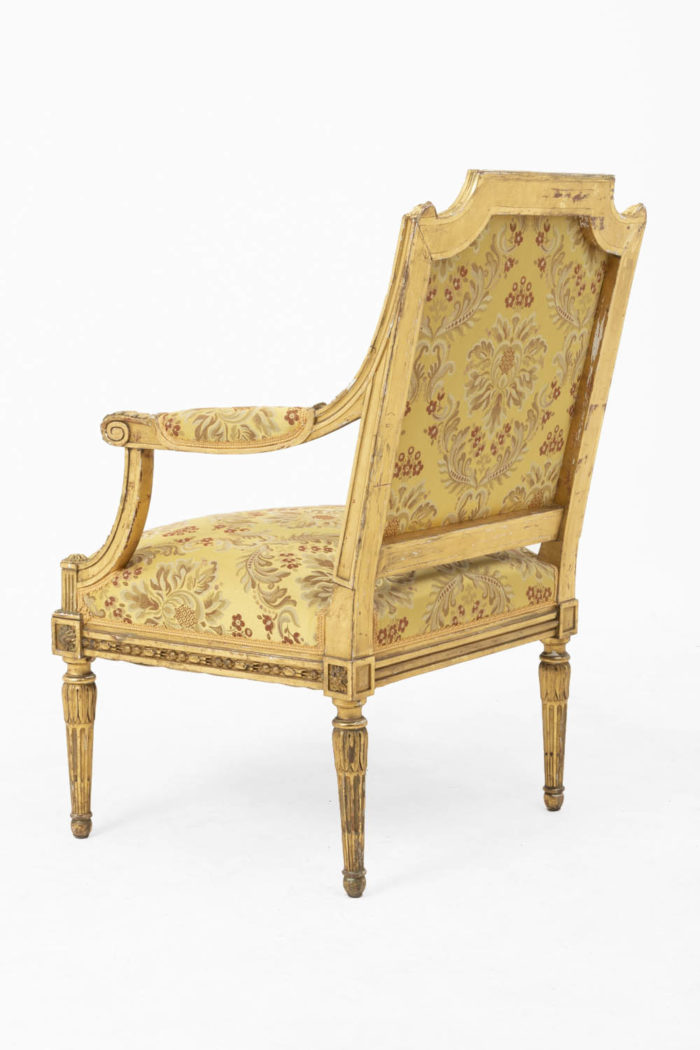 jacob fauteuils style louis xvi côté dos