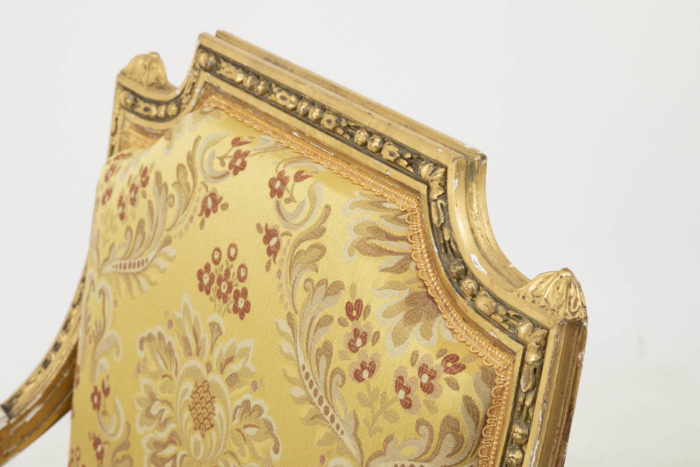 jacob fauteuils style louis xvi dossier haut