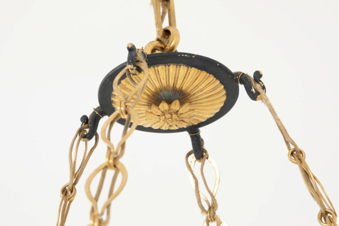 empire style chandelier gadroons
