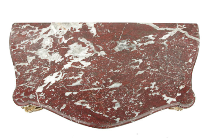 louis xv style wall bracket belgian red cherry marble