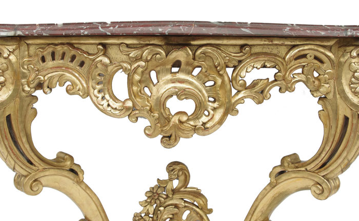 louis xv style wall bracket apron gilt wood