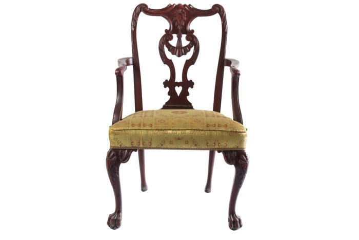 chippendale armchairs face