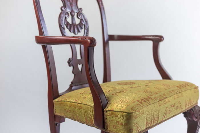 chippendale armchairs arm