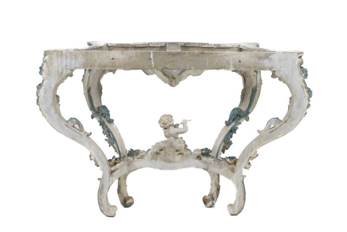 louis xv style console back