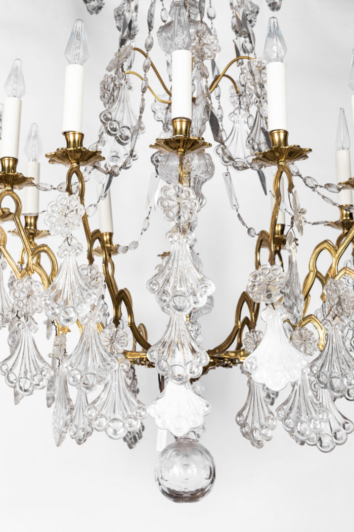 chandelier crystal gilt bronze