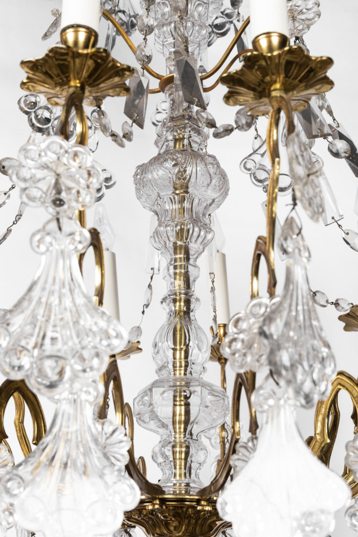 chandelier cut crystal shaft