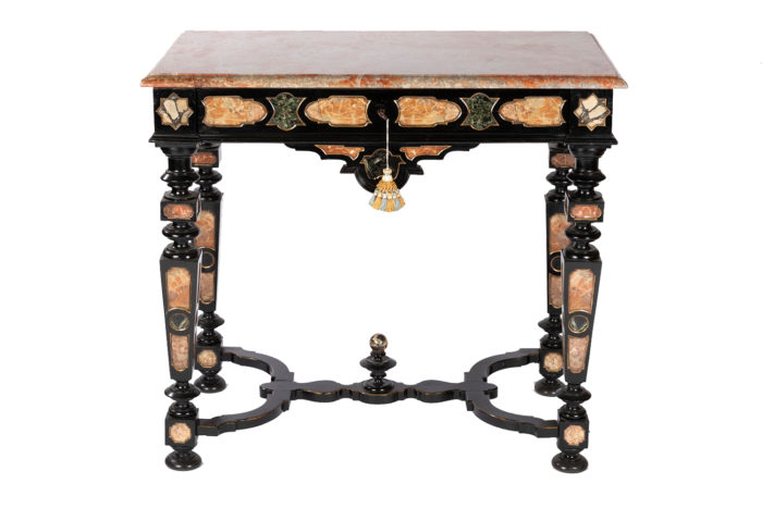 table incrustations marbre néo renaissance prcpl