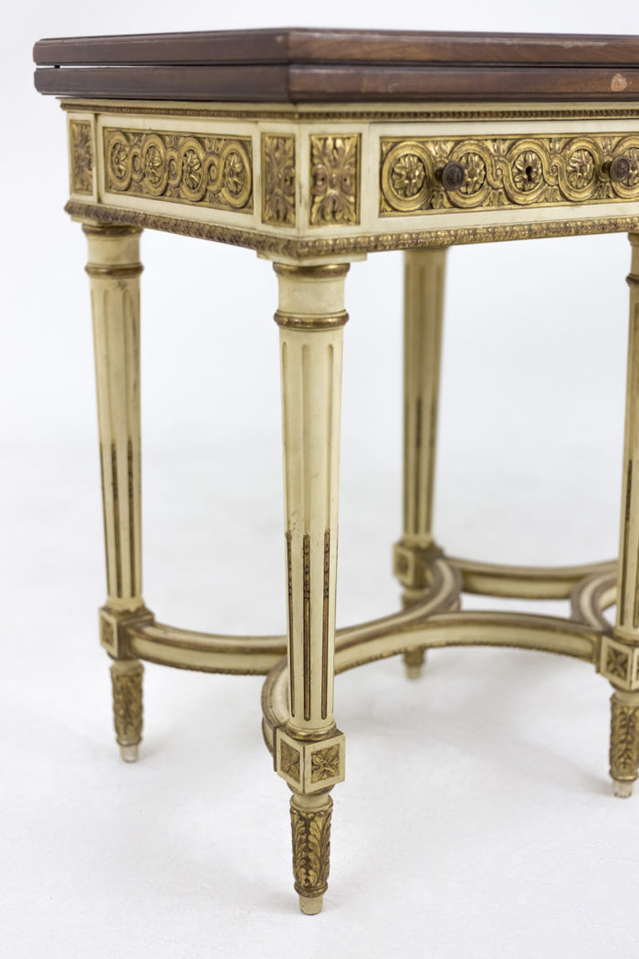 loscertales louis xvi style console tapered leg