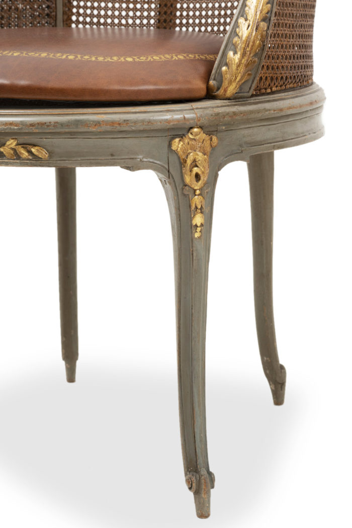 louis xv style bergeres gilt cabriole leg