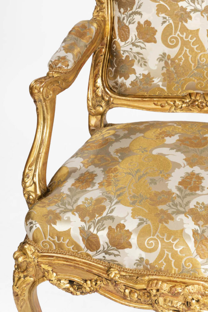 louis xv style armchairs arm