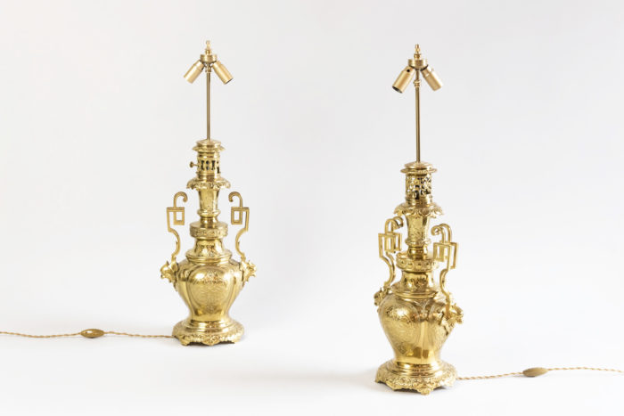 arabian style lamps gilt brass bronze