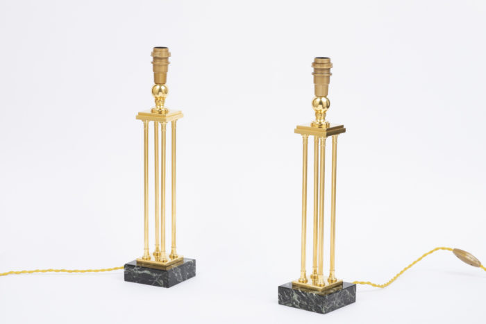 lampes style empire bronze doré