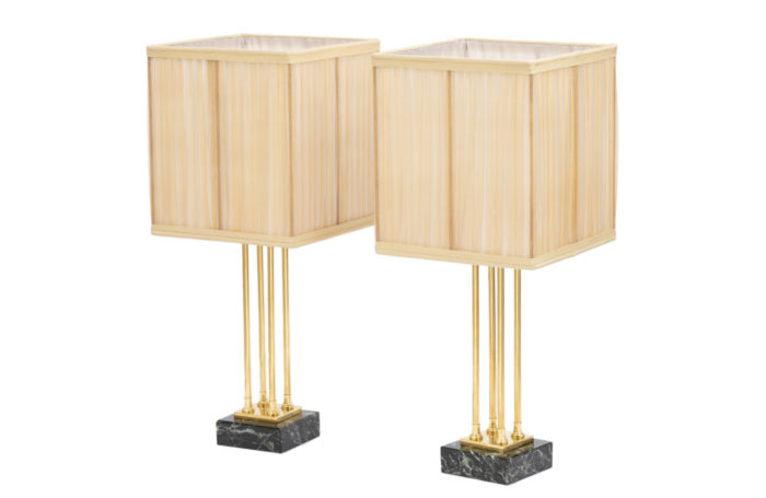 empire style lamps gilt bronze marble