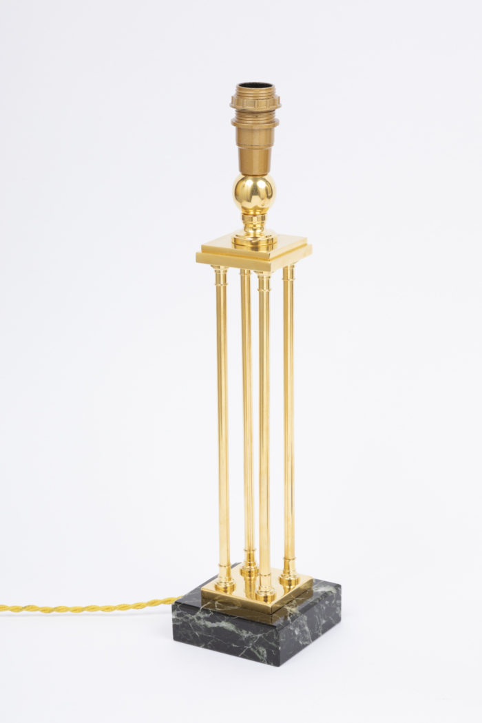 empire style lamps gilt bronze marble columns