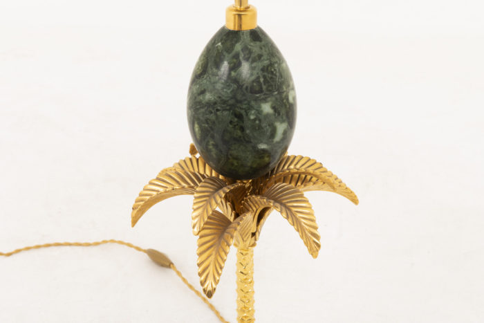 maison charles palm tree lamp green marble egg