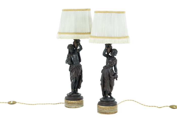 lamps oriental style spelter