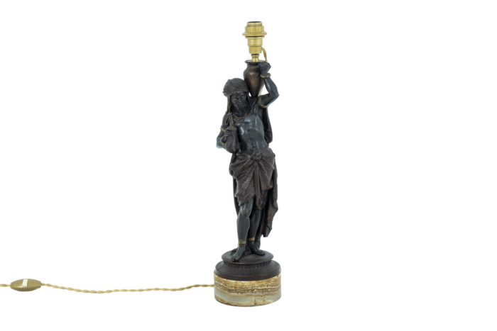 lamps oriental style spelter man