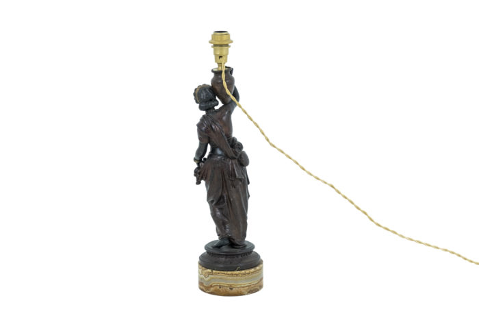 lamps oriental style spelter woman