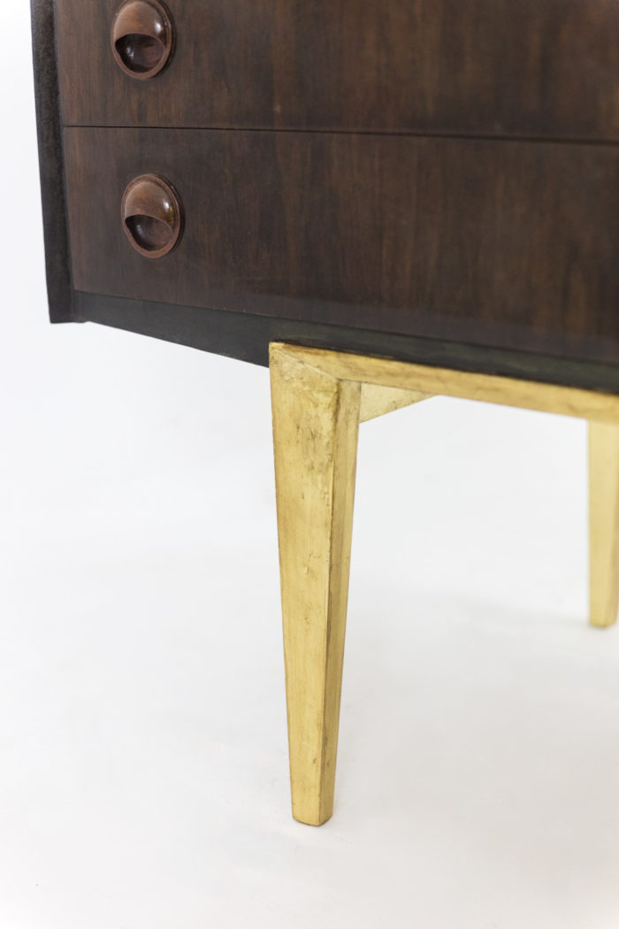 sideboard rosewood gilt metal legs