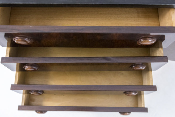 sideboard rosewood opened drawers