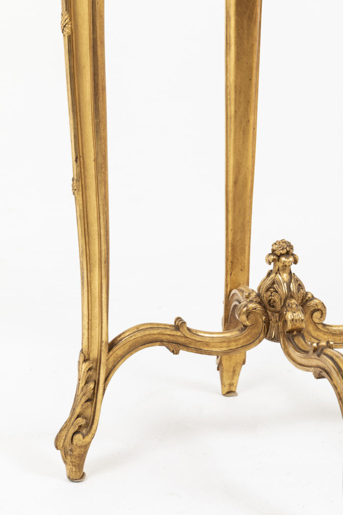 louis xv style stand gilt wood legs
