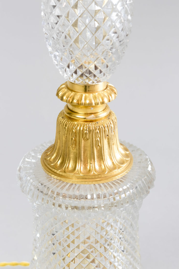 lampe style empire cristal