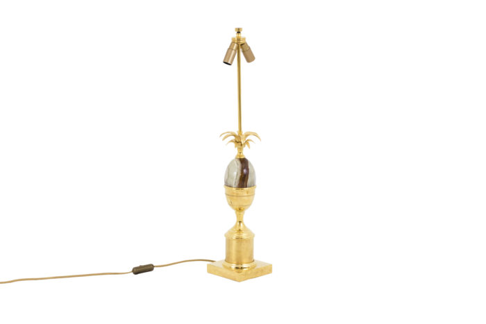 maison charles egg lamps onyx gilt brass