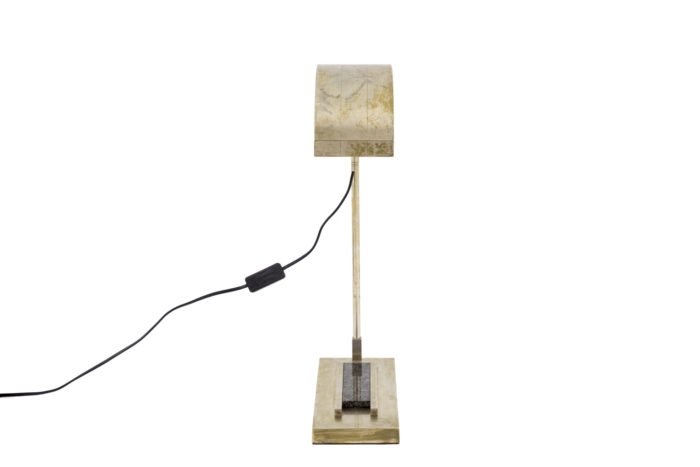 marcel breuer lampe laiton nickelé front