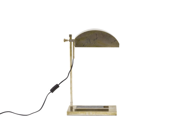 marcel breuer lampe laiton nickelé side