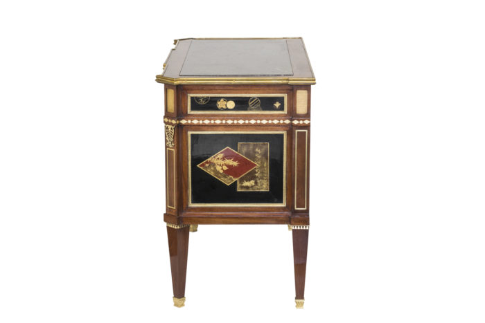 louis xvi style commode lacquer decor side