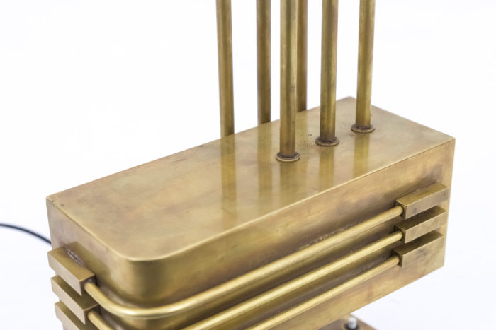 bauhaus lamp gilt brass top